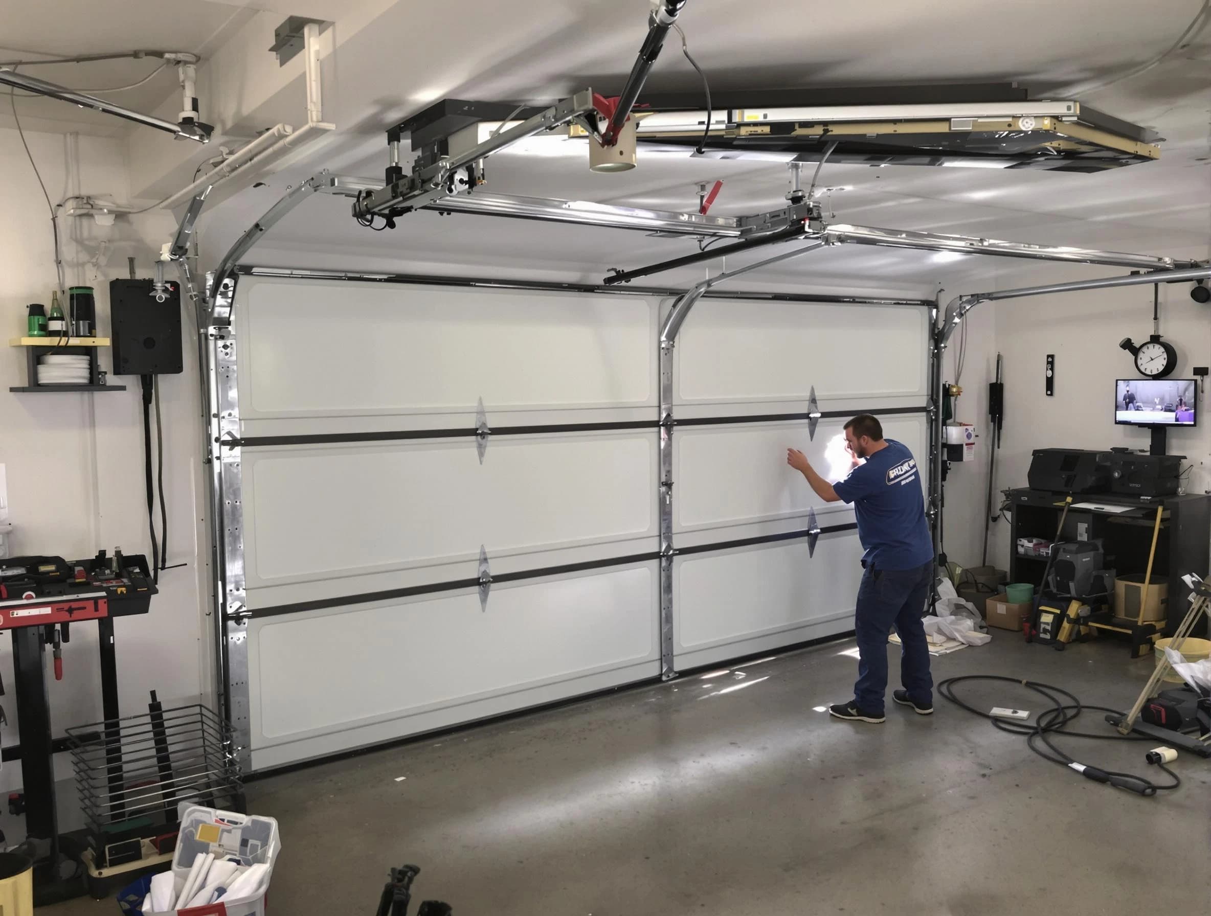 Professional garage door repair service by Martinsville Garage Door Repair in Martinsville