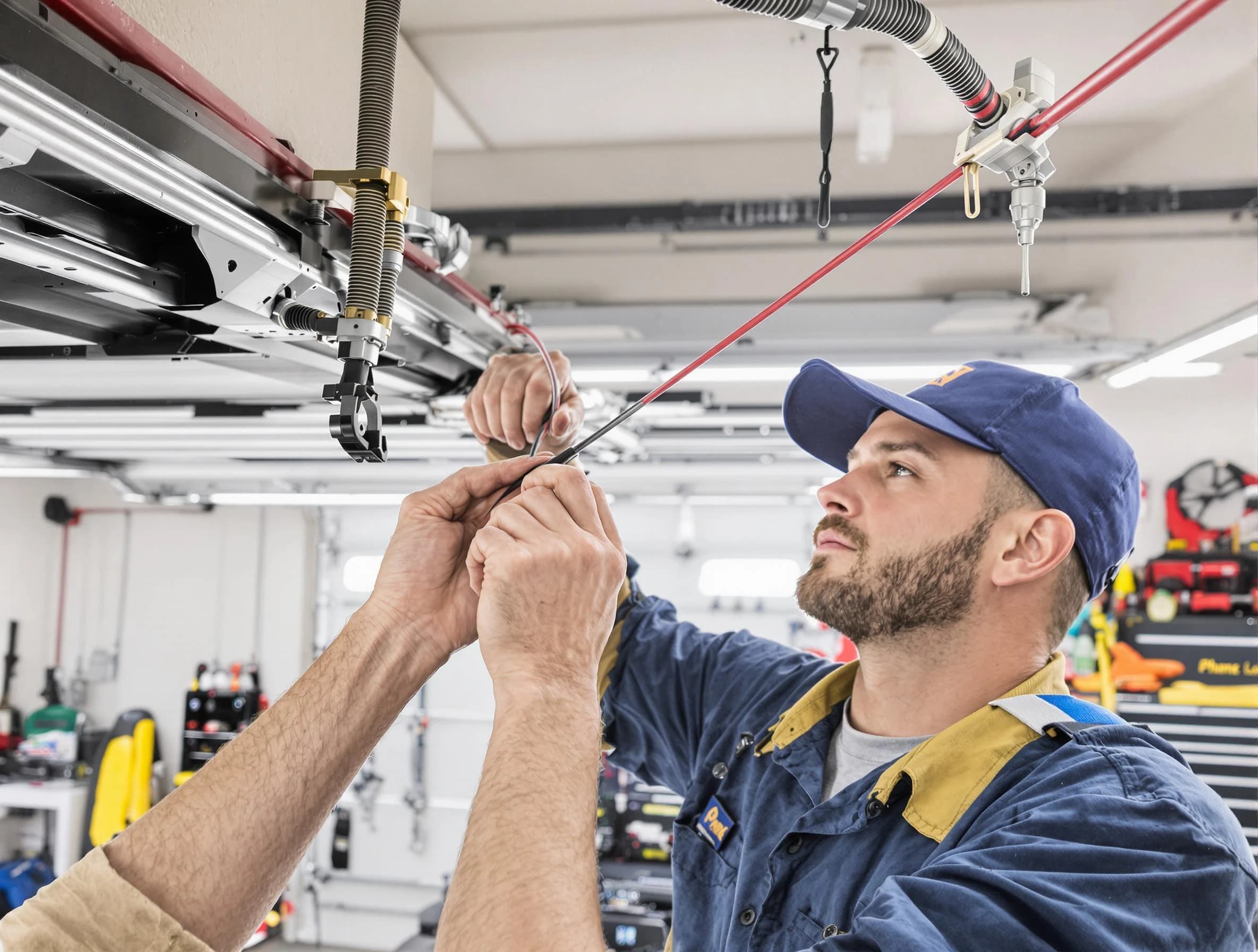 Garage Door Cable Repair in Martinsville